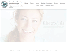 Tablet Screenshot of electrolysispa.org